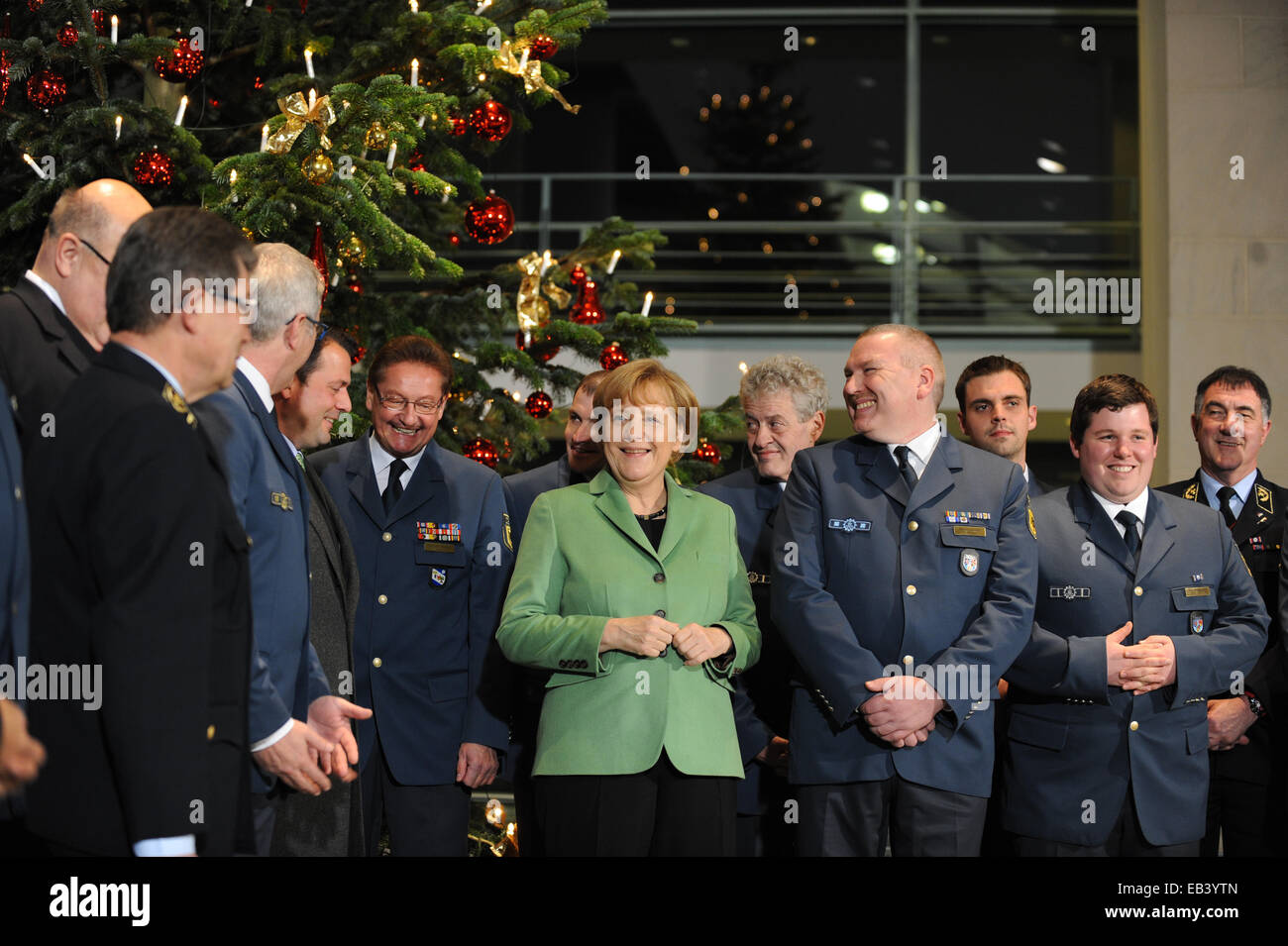 Berlin Germany Th Nov German Chancellor Angela Merkel C