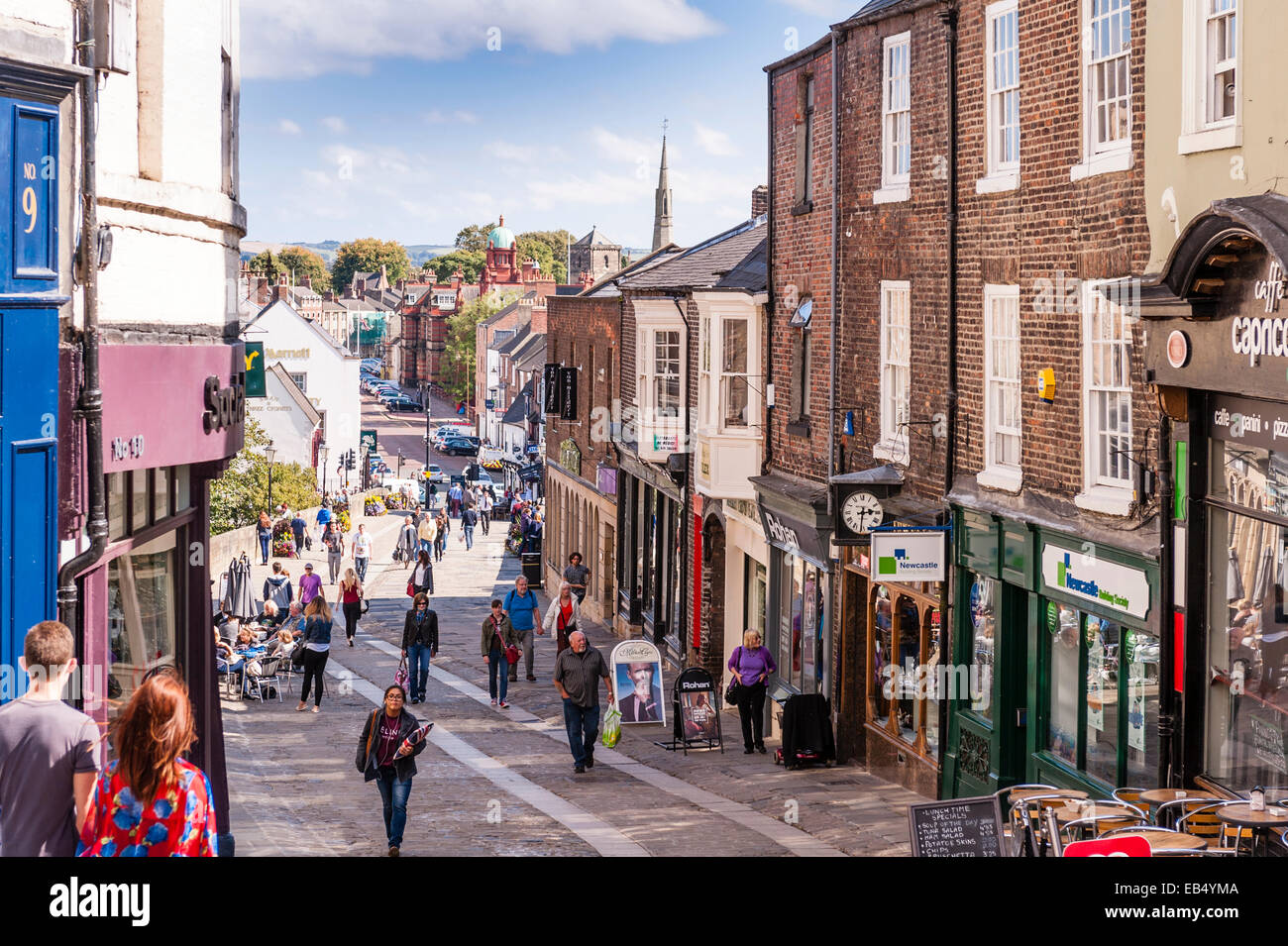 The City Centre Of Durham England Britain Uk Stock Photo 