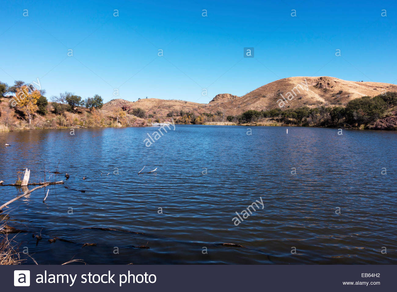 Pena Blanca Lake. Coronado National Forest, Arizona Stock Photo