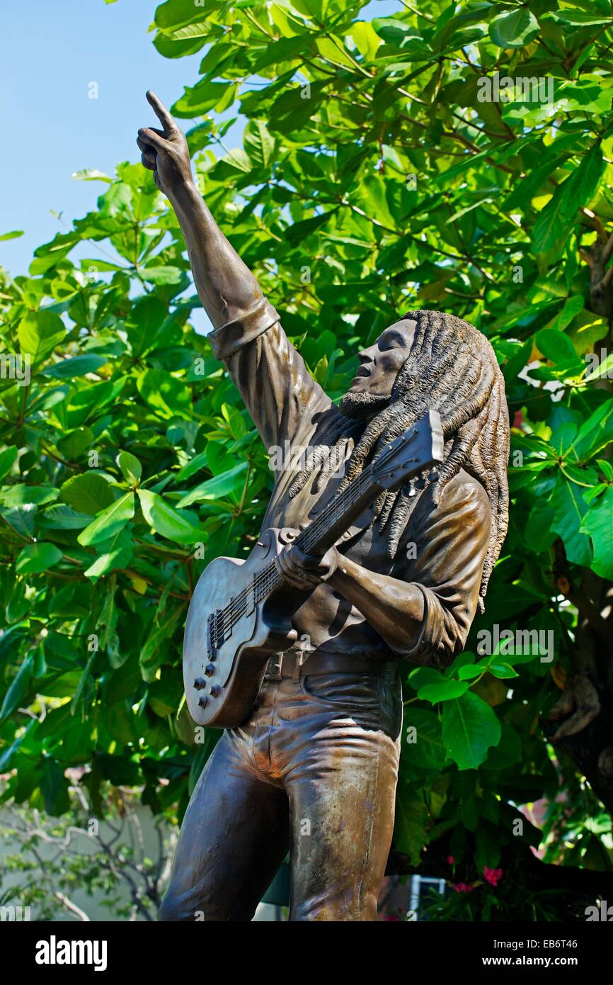 Bob Marley statue, Bob Marley Museum, Kingston, Jamaica, West Indies