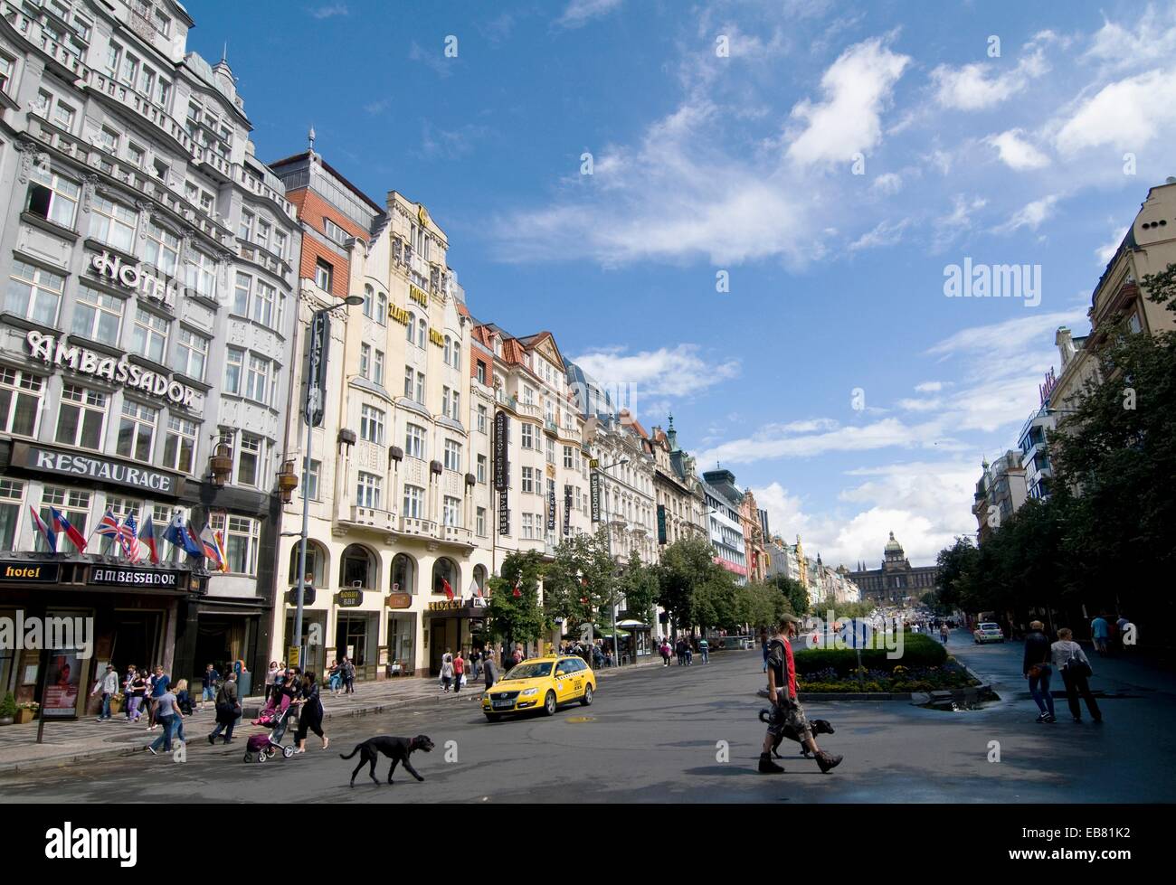 Main shopping street in the center of Prague Stock Photo, Royalty Free Image 75779622 Alamy