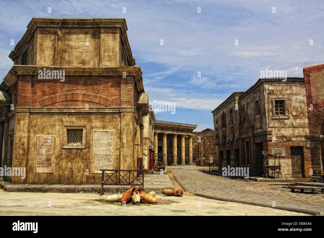 Film Set in Cinecitta Studios, Rome, Italy Stock Photo, Royalty Free Image 75789568 Alamy