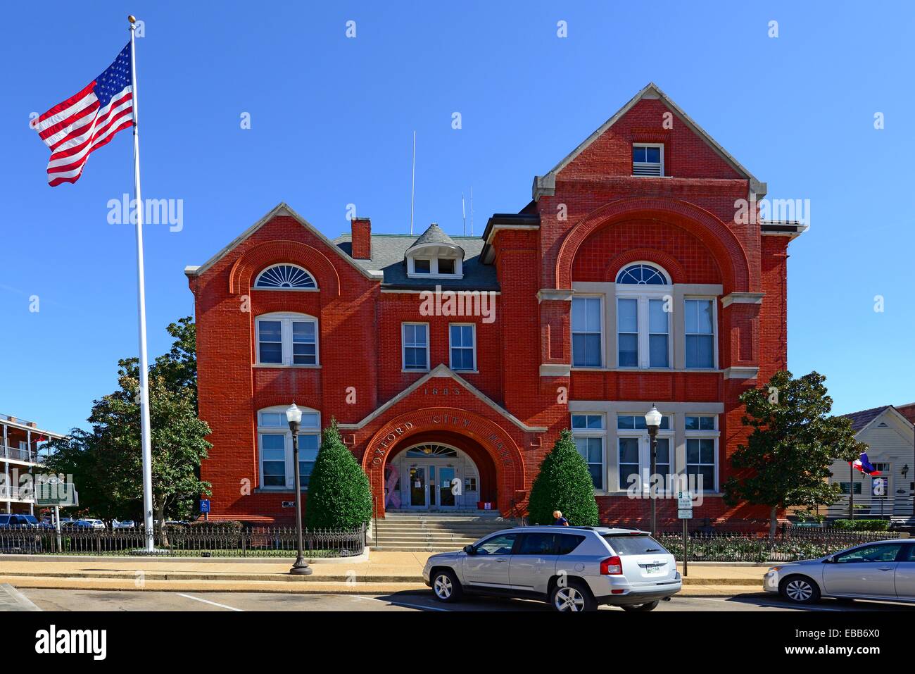 Oxford Mississippi City Hall MS USA Stock Photo, Royalty Free Image