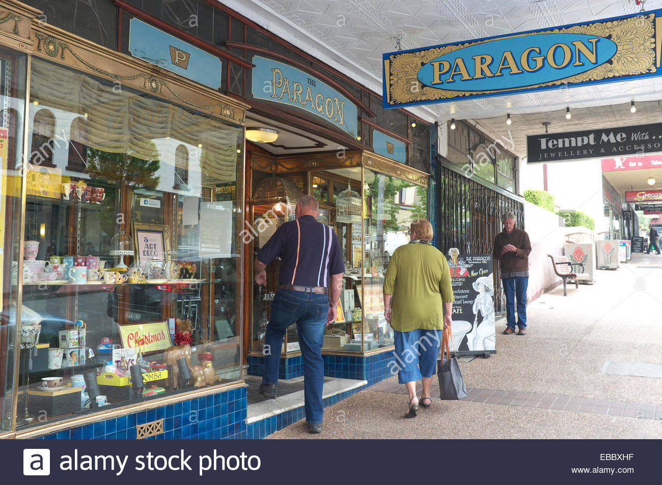 exterior of the paragon, a cafe that has retained an art deco exterior of the paragon, a cafe that has retained an art deco