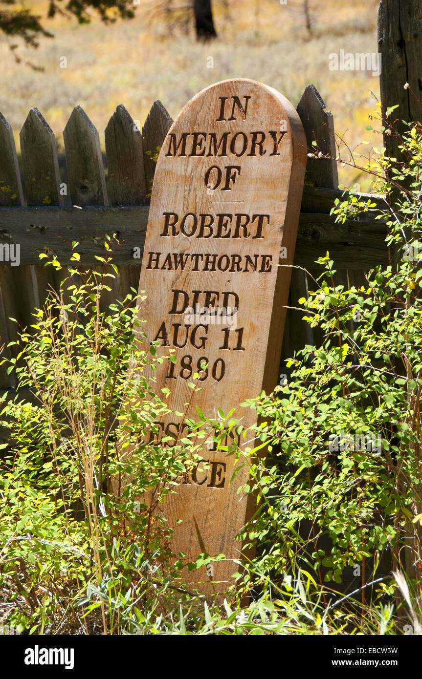 Custer Ghost Town Cemetery, Land of the Yankee Fork Historic Area Stock