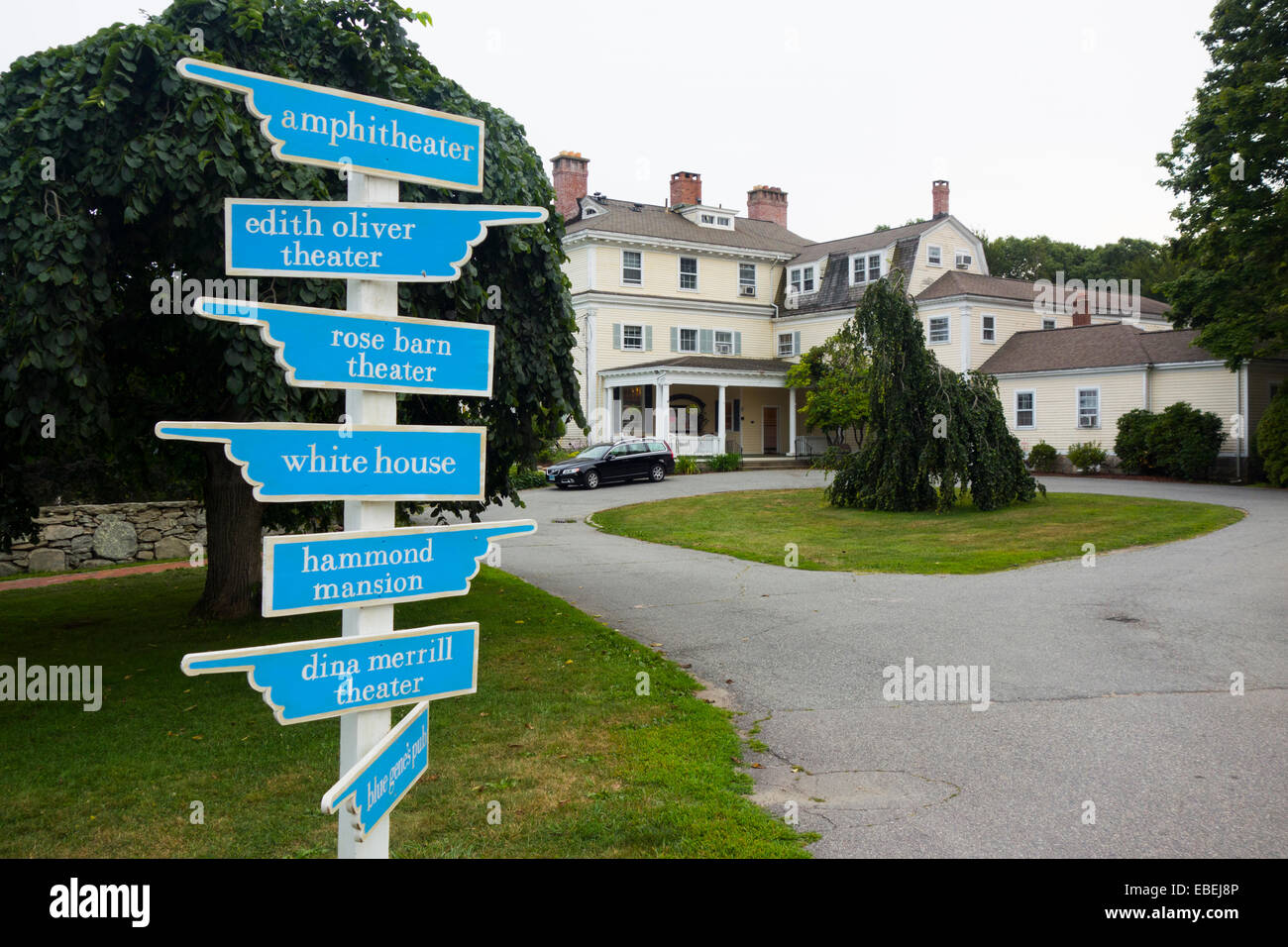 Eugene O'Neill theater center in Waterford CT Stock Photo, Royalty Free