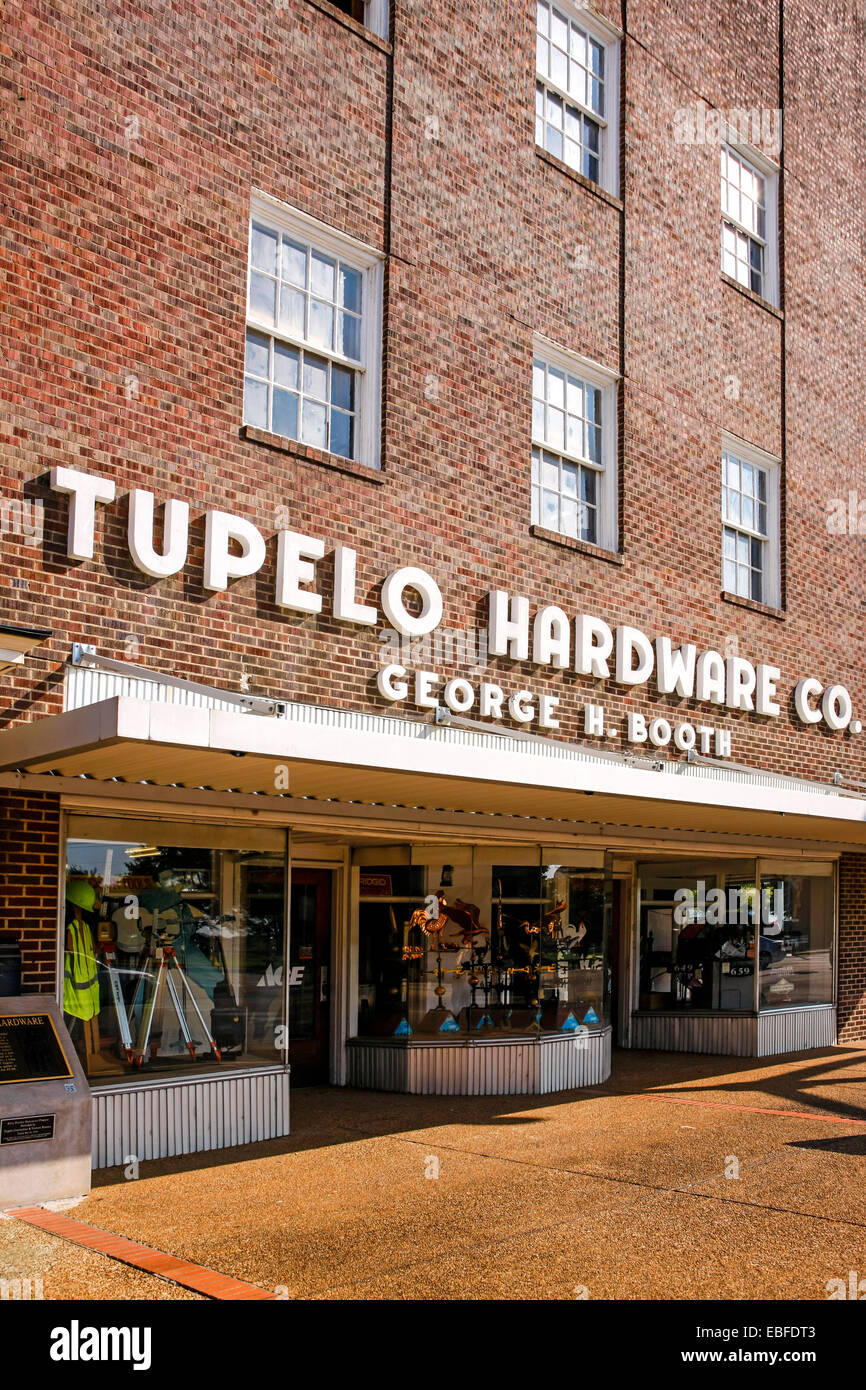 Tupelo Hardware Store MS. The place where Elvis was bought his first Stock Photo 75942835 Alamy