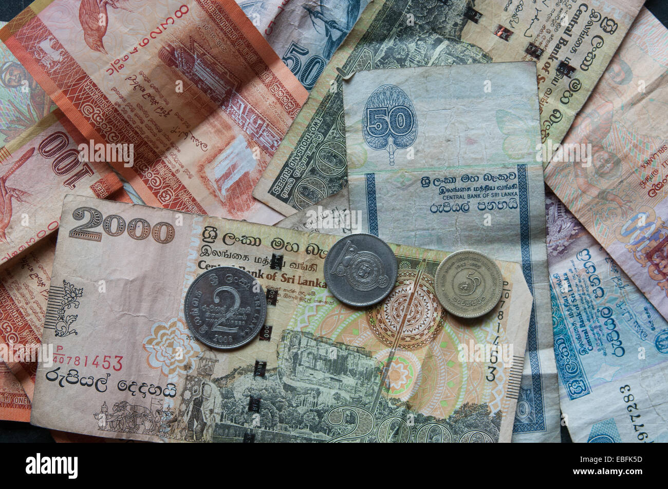 These Are Sri Lanka Money Rupees Stock Photo, Royalty Free Image
