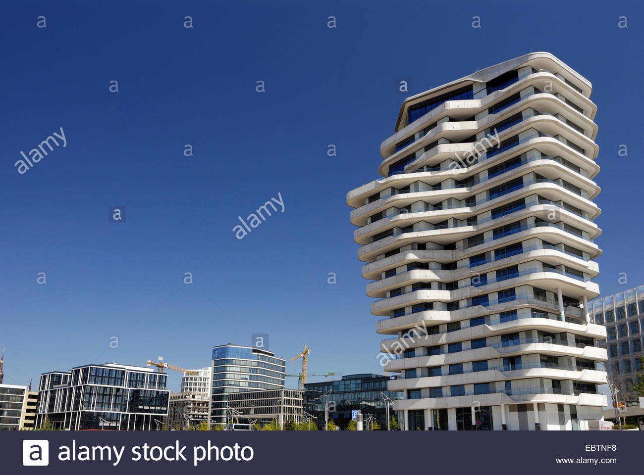 residental tower Marco Polo Tower of the HafenCity, Germany, Hamburg ... residental tower Marco Polo Tower of the HafenCity, Germany, Hamburg ...