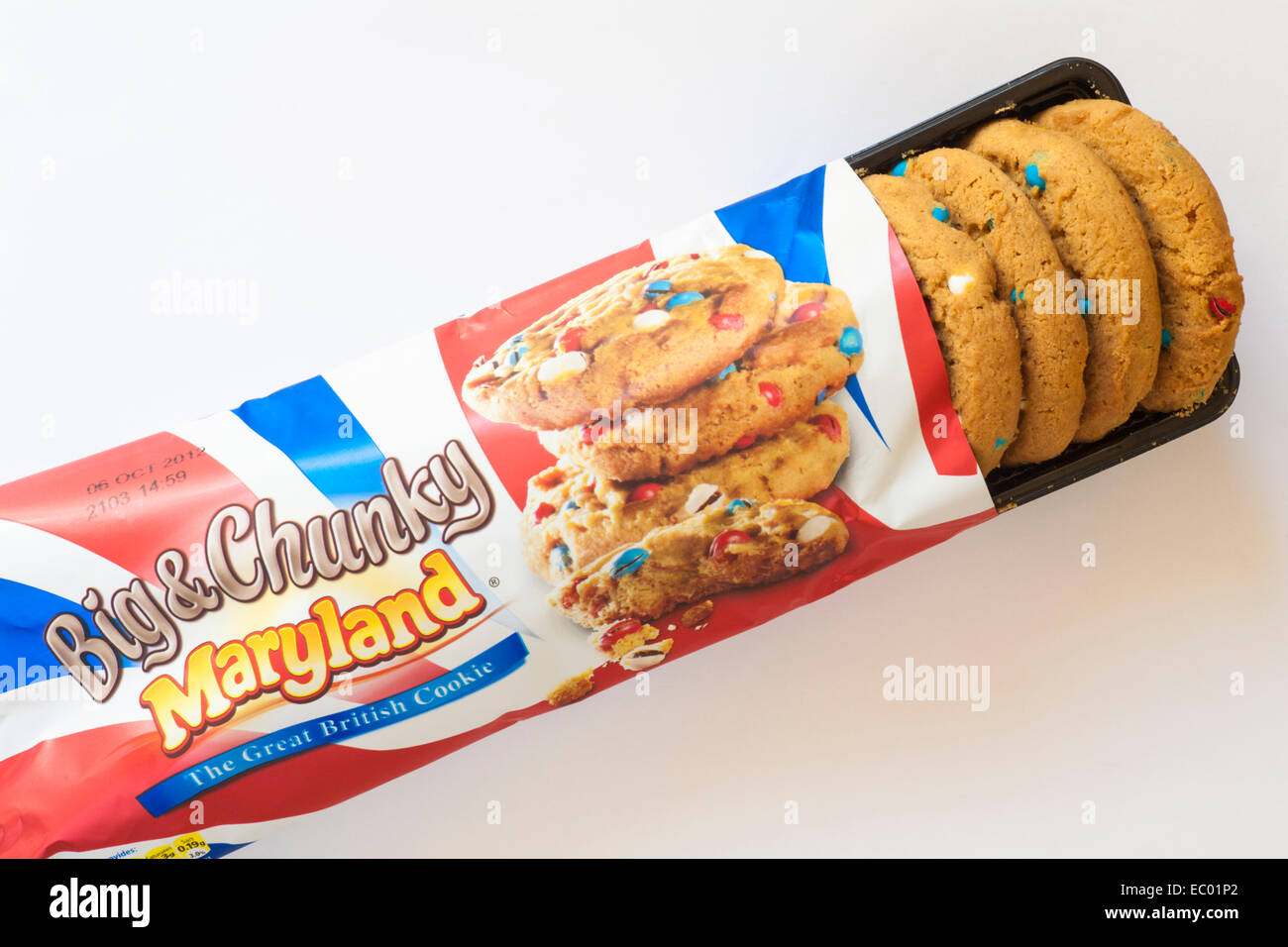 Packet Of Big Chunky Maryland Cookie Biscuits With Red Blue And packet-of-big-chunky-maryland-cookie-biscuits-with-red-blue-and