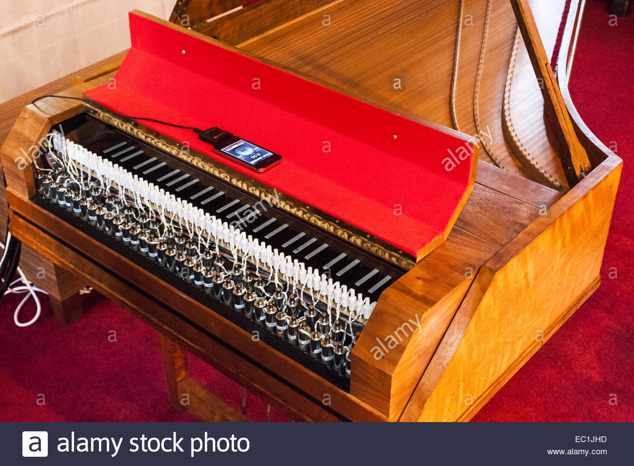 UAV Harpsichord. Goble twomanual harpsichord made in 1970, being Stock