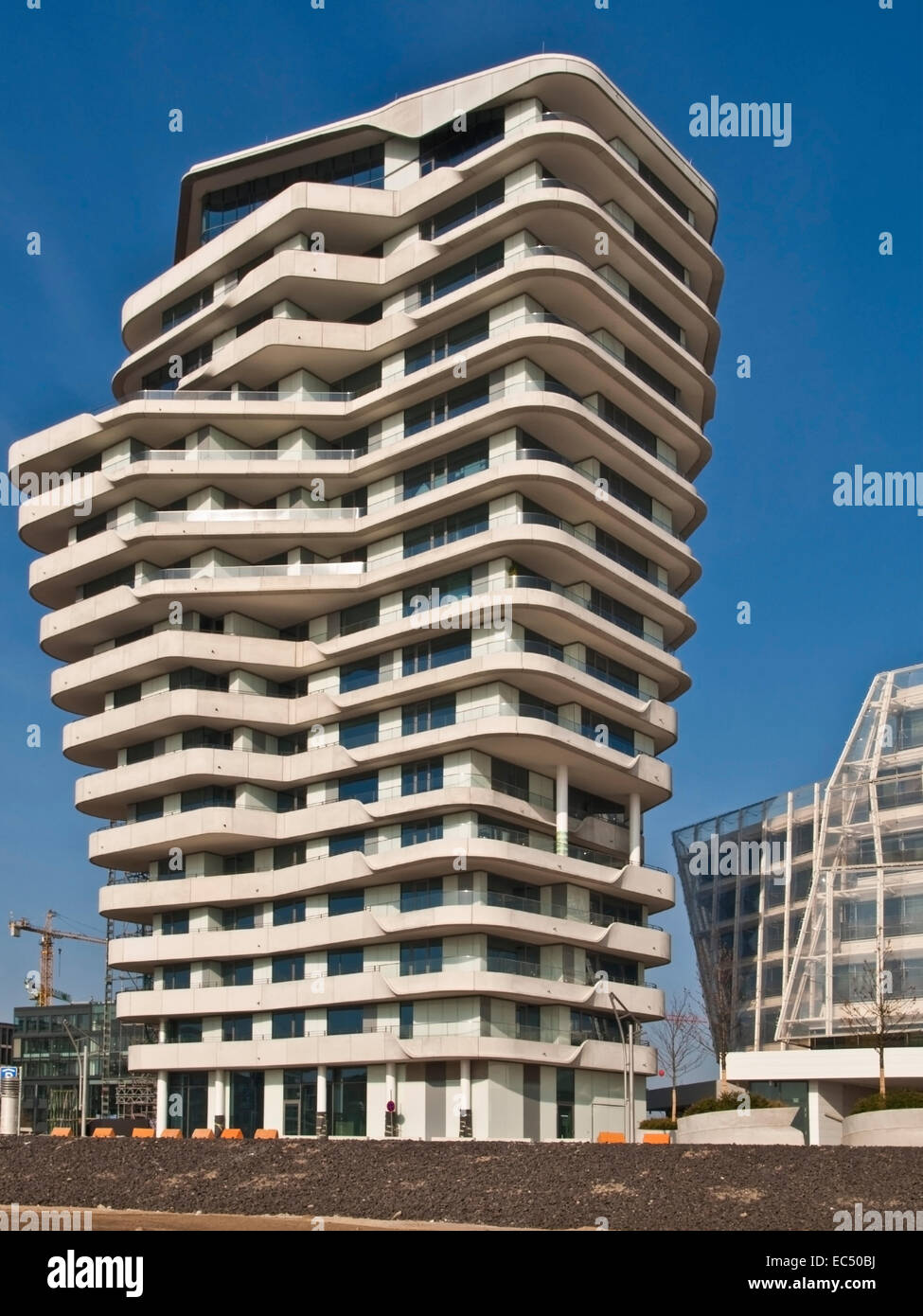Marco Polo Tower, Hamburg, Germany Stock Photo, Royalty Free Image ... Marco Polo Tower, Hamburg, Germany Stock Photo, Royalty Free Image ...