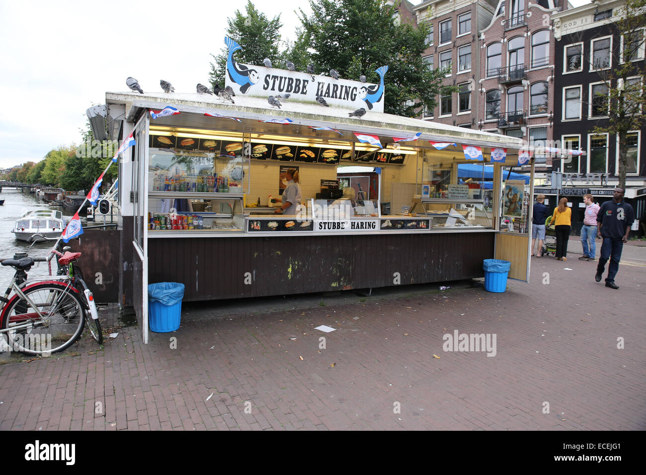 stubbe haring amsterdam street food Stock Photo, Royalty Free Image