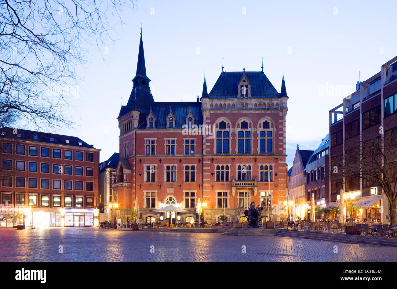 City Hall, 1888, Oldenburg, Lower Saxony, Germany Stock Photo 76595392