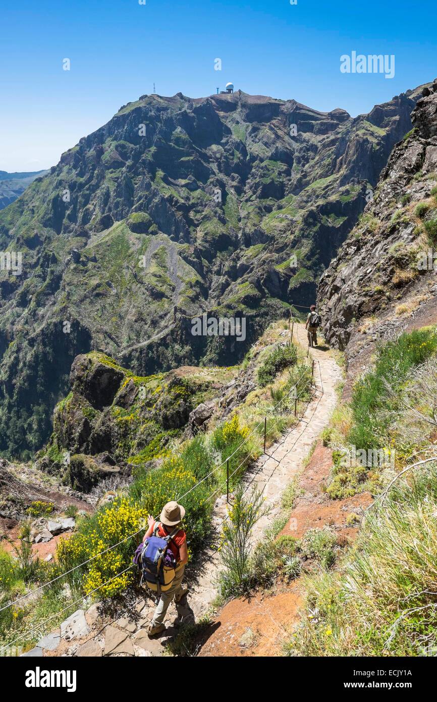 Portugal Madeira Island Hike Between Pico Ruivo And Pico Arieiro