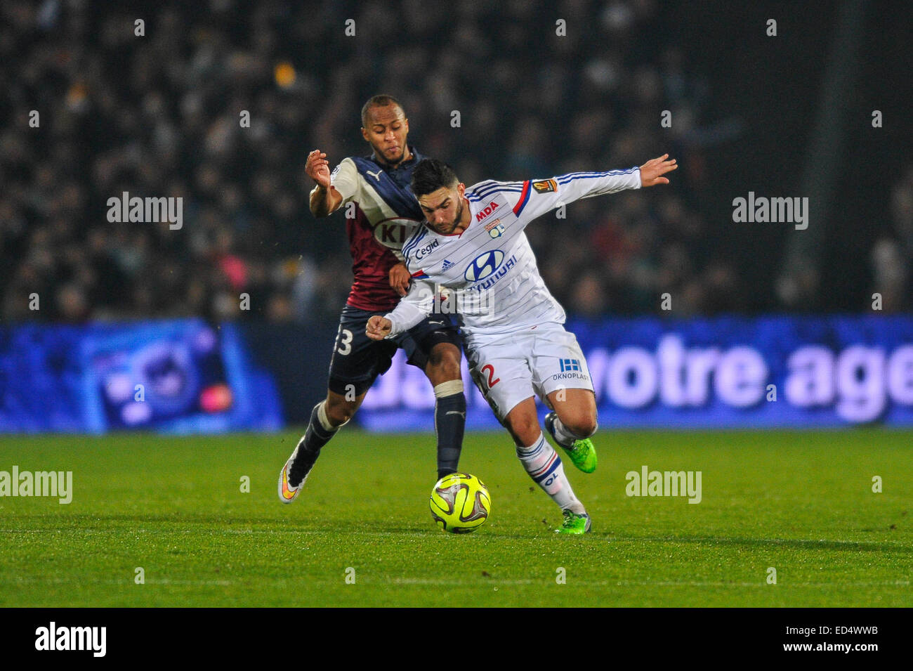Bordeaux, France. 21st Dec, 2014. French League 1 football. Bordeaux Stock Photo, Royalty Free ...