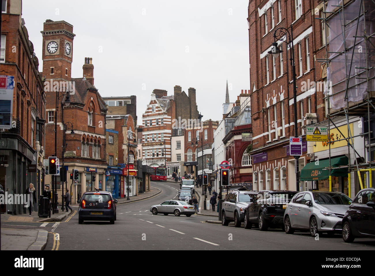 Hampstead Heath Street Tube underground station Stock Photo, Royalty
