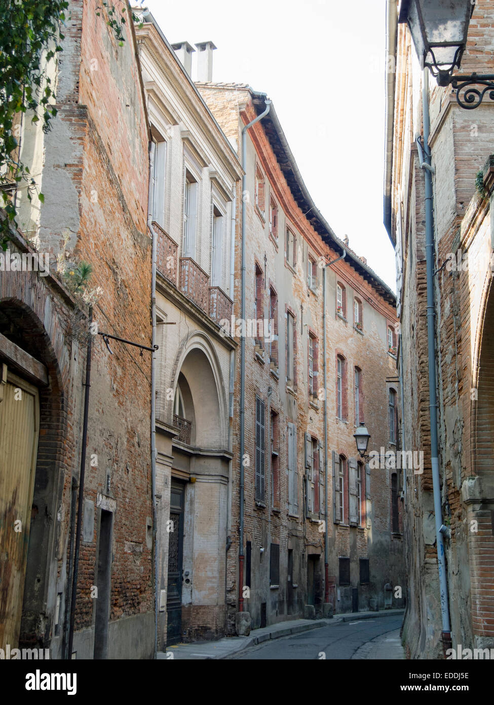 France, Haute-Garonne, Toulouse, Old town, Alley Stock Photo, Royalty