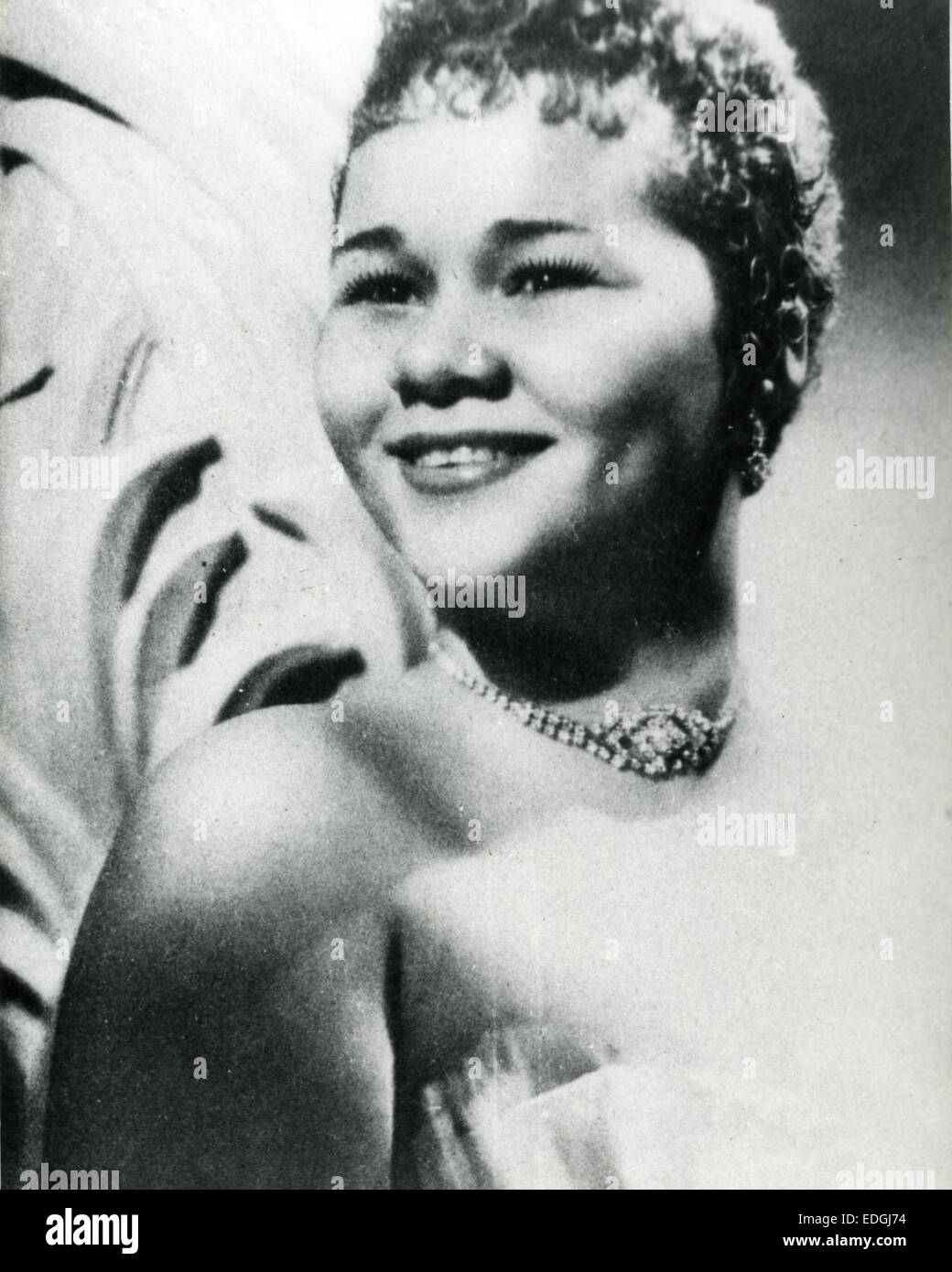 ETTA JAMES (1938-202) American singer songwriter about 1958 Stock Foto
