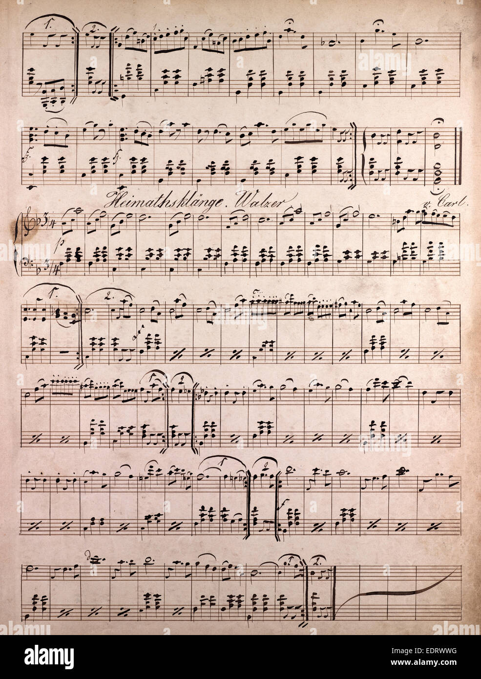 handwritten sheet music music notes 19th century stock photo 19th century sheet music