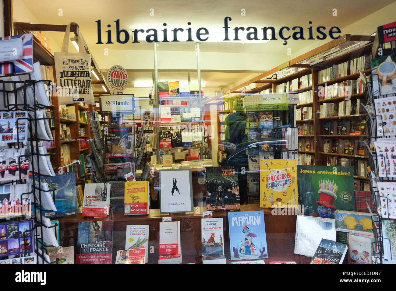 South Kensington, London, UK. 9th January 2015. The French