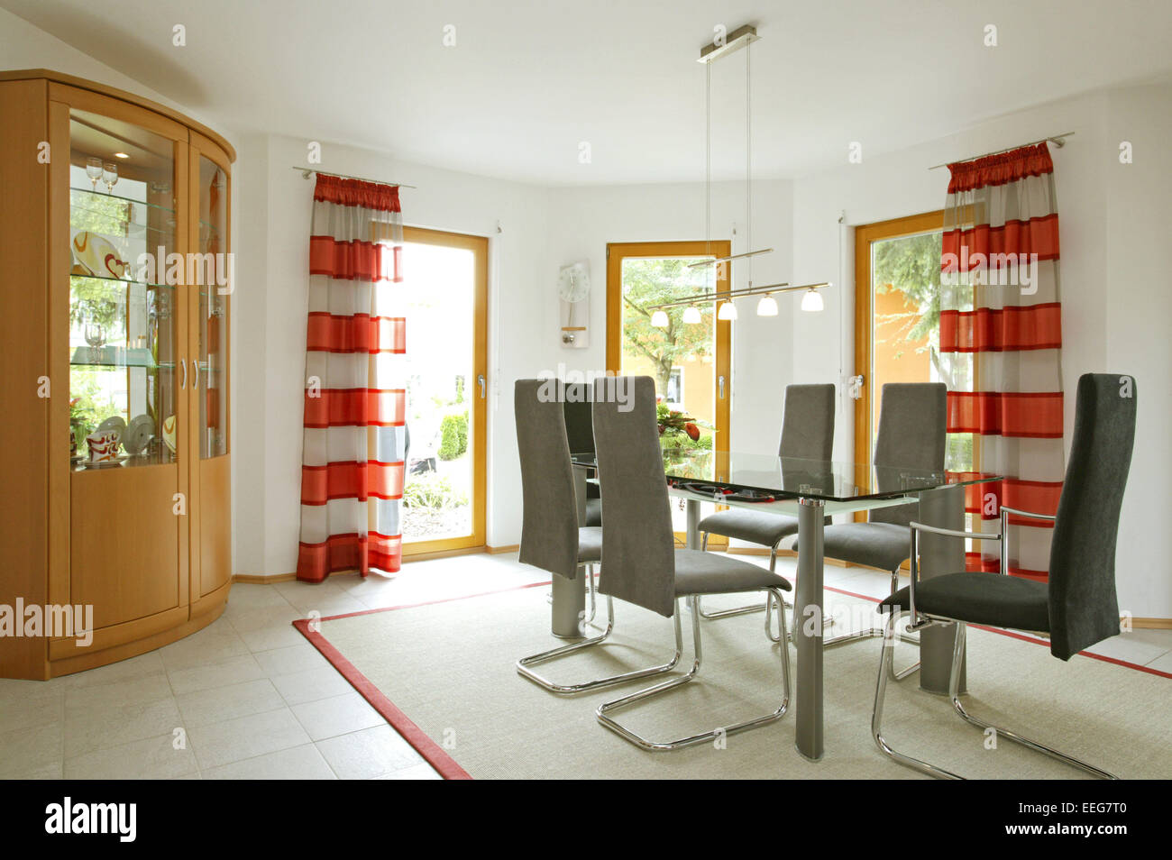 Esszimmer wohnen innenaufnahme inneneinrichtung wohnung wohnraum ...