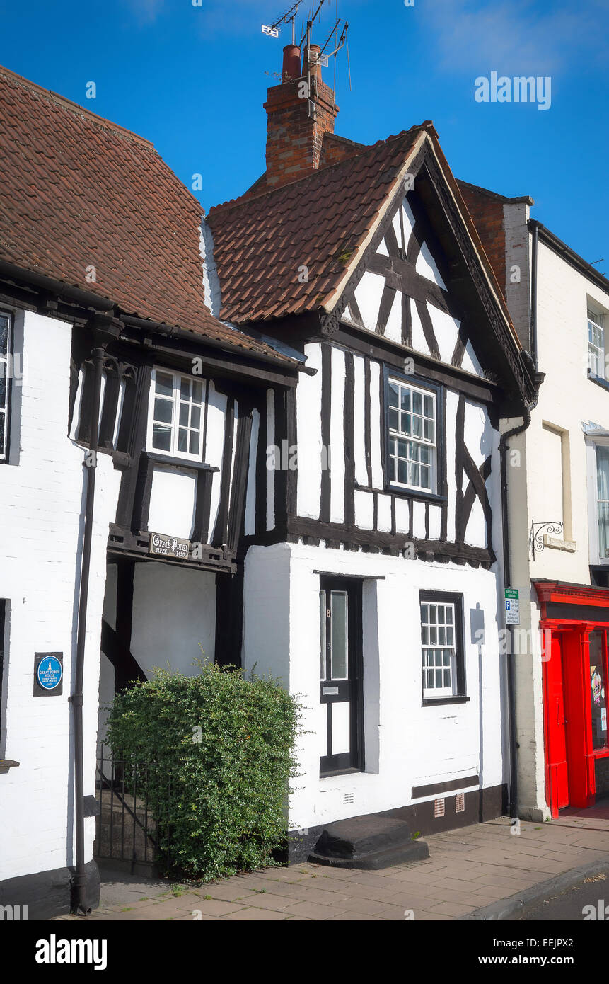 Old Grade 1 listed building in Devizes Wiltshire England UK EU Stock