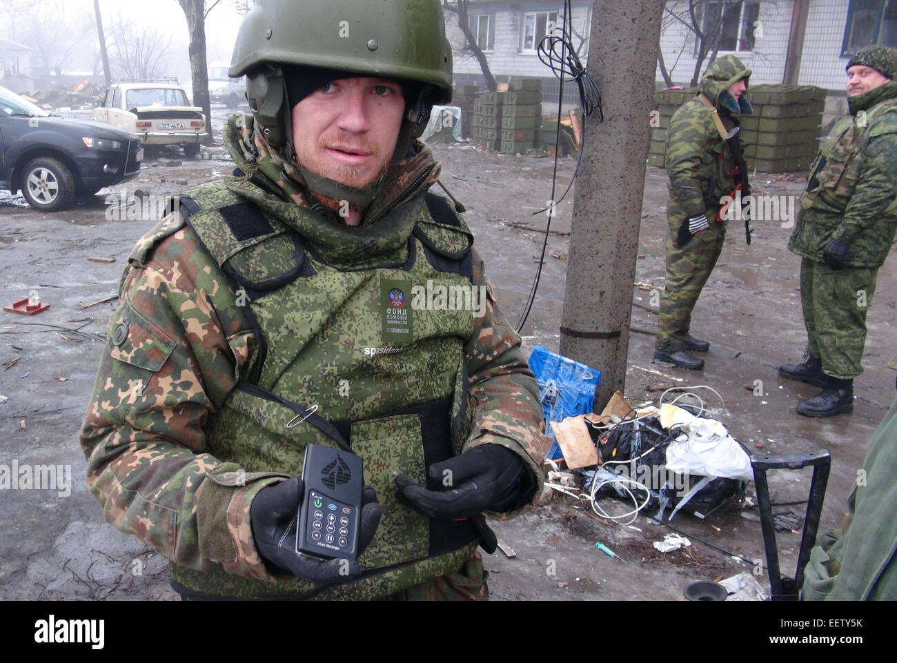 Ukraine. 21st Jan, 2015. A People's Republic (DPR