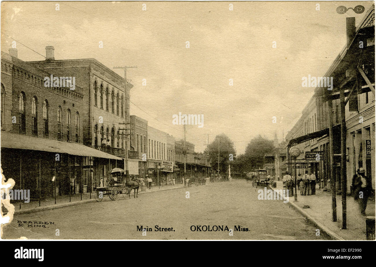 Main Street Okolona, Miss 162 Stock Photo, Royalty Free Image 78112524 Alamy