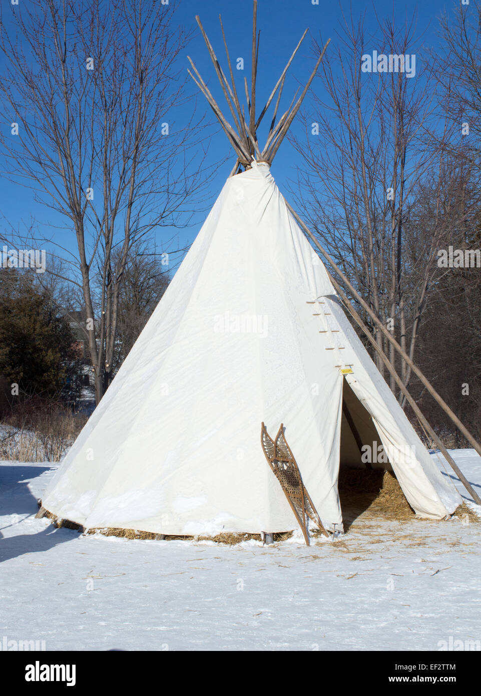 teepee-on-display-at-the-winter-festival