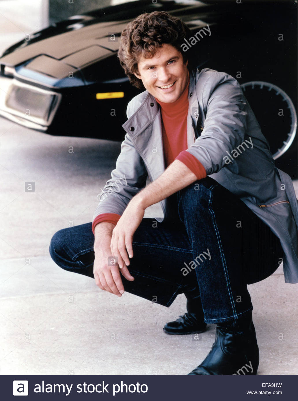 David Hasselhoff Knight Rider (1982 Stock Photo, Royalty Free Image 