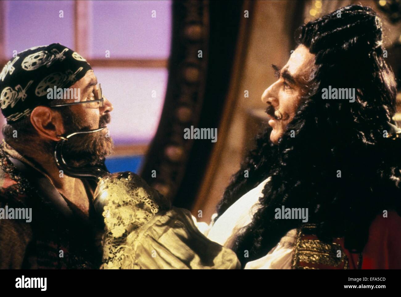 Bob Hoskins & Dustin Hoffman Hook (1991 Stock Photo, Royalty Free Image
