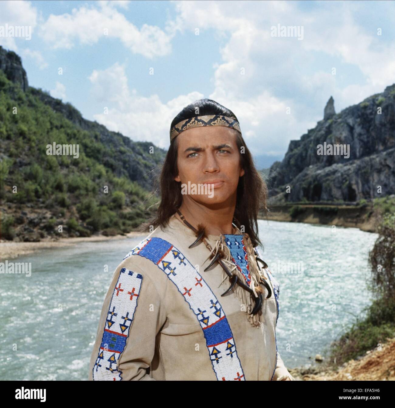 PIERRE BRICE WINNETOU: THE RED GENTLEMAN (1964 Stock Photo: 78285234