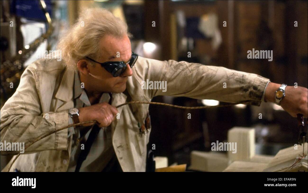 CHRISTOPHER LLOYD BACK TO THE FUTURE (1985 Stock Photo, Royalty Free