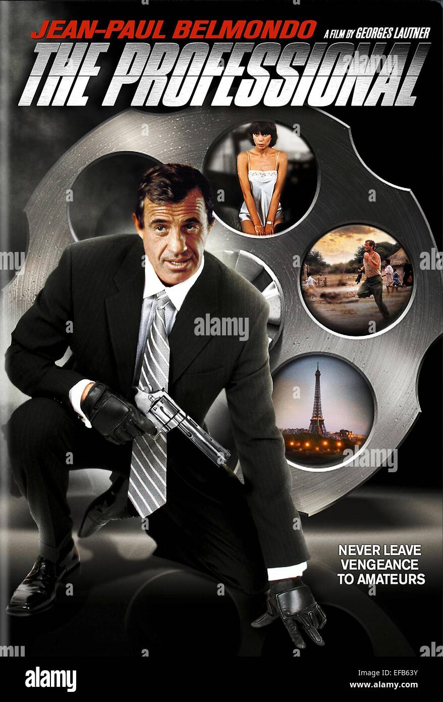 Film De Jean Paul Belmondo Le Professionnel JEAN-PAUL BELMONDO POSTER THE PROFESSIONAL (1981 Stock Photo, Royalty