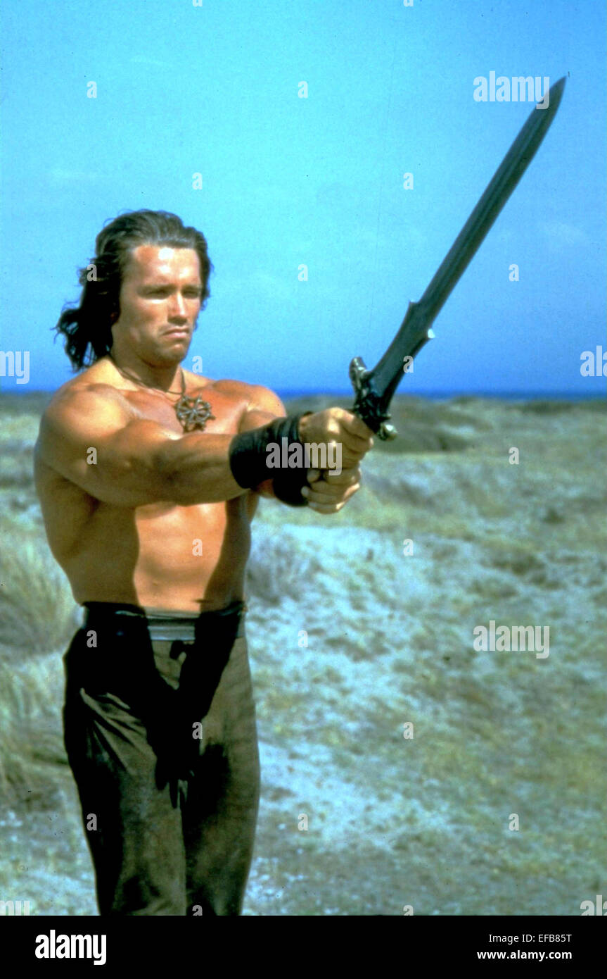 ARNOLD SCHWARZENEGGER RED SONJA (1985 Stock Photo, Royalty Free Image ...