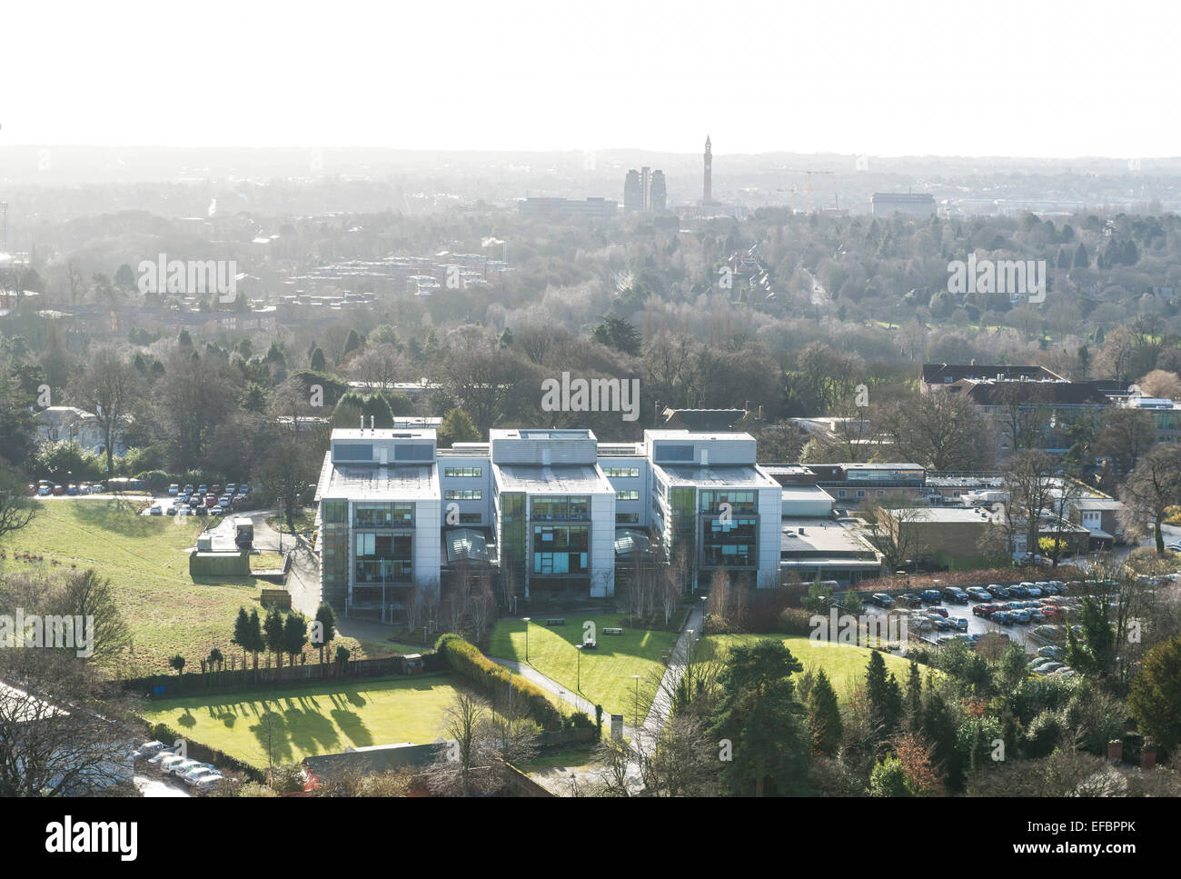 Birmingham City University Edgbaston Campus Stock Photo, Royalty Free
