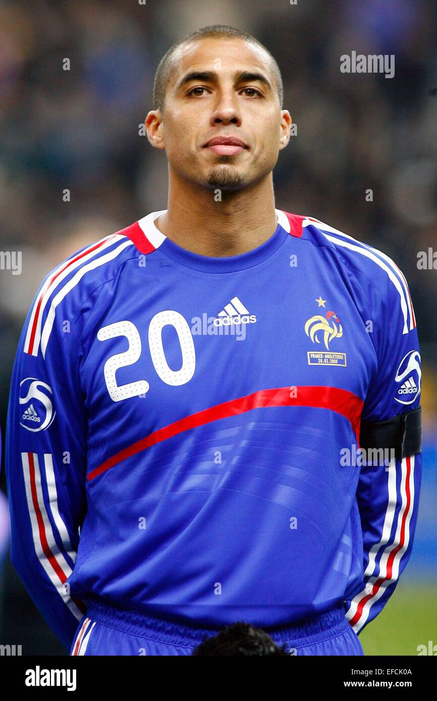 David TREZEGUET 26.03.2008 France/Angleterre Match amical Stock