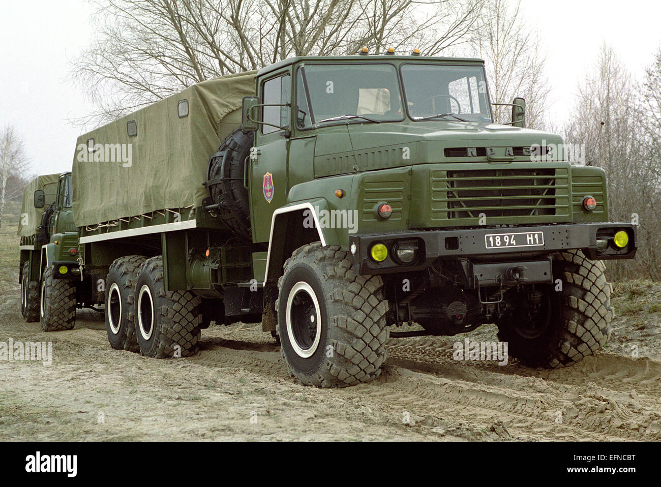 Heavy military truck KrAZ-260 Stock Photo, Royalty Free Image: 78532044 ...