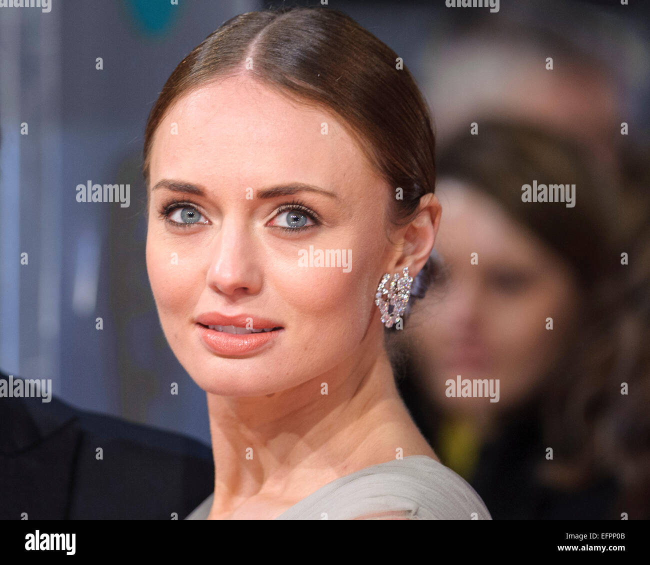 Laura Haddock arrives on the red carpet for the EE BRITISH ACADEMY FILM ...