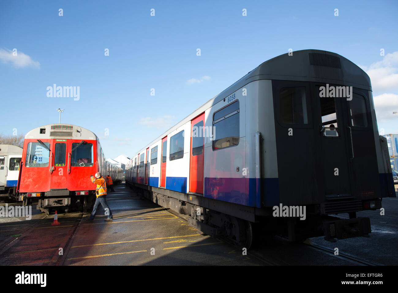 of "D" Stock carriages used on the London Underground