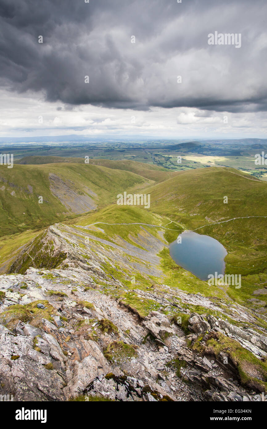 The Dramatic Rocky Spine Of Sharp Edge And Down On Scales Tarn On The