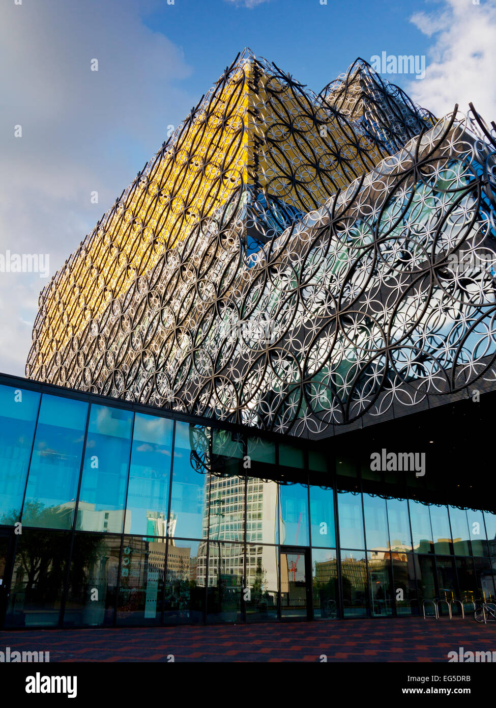 Exterior West Midlands Exterior of The Library of Birmingham West Midlands England UK opened 2013 designed by Francine Houben
