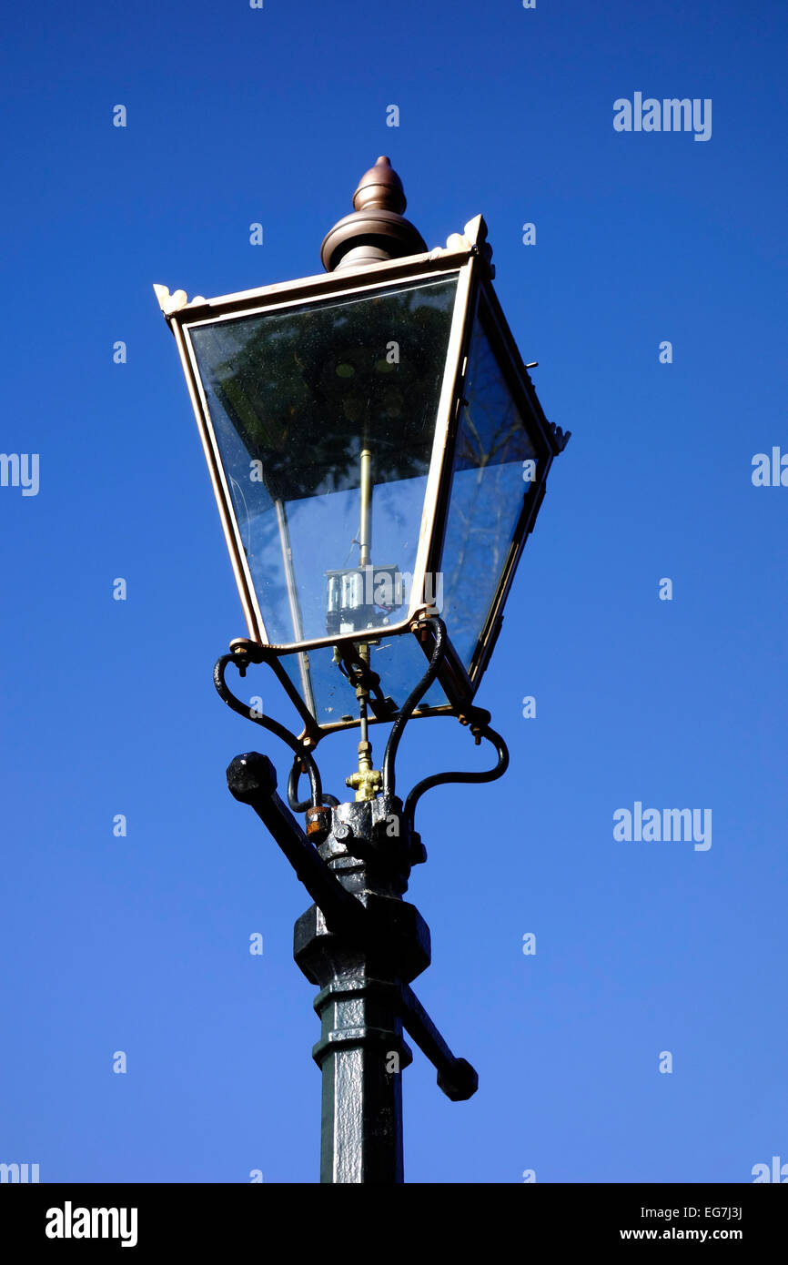 Gas Lamp Street Lighting, UK Stock Photo, Royalty Free Image 78843846