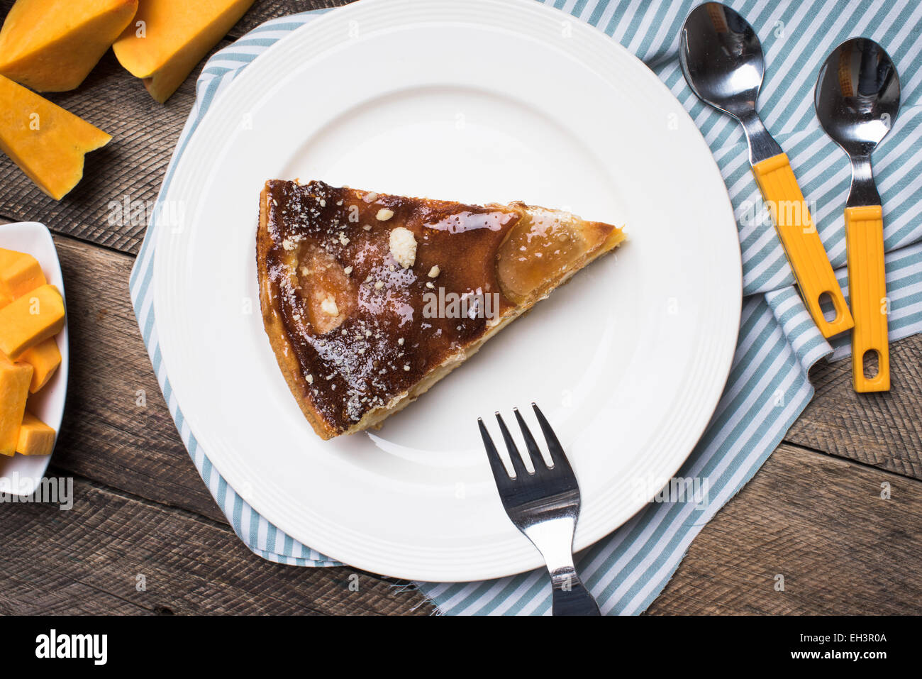 Pieces Of Pie And Cut Pumpkin On Table In Rustic Style Food Photo Pieces Of Pie And Cut Pumpkin On Table In Rustic Style Food Photo
