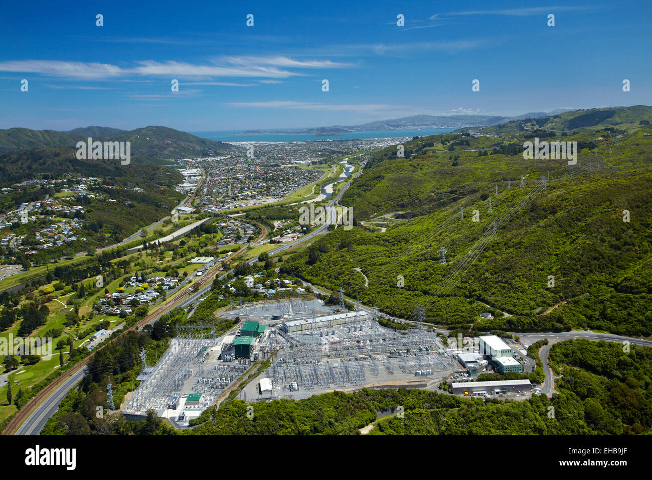 Haywards Substation, Lower Hutt, Wellington, North Island, New Stock