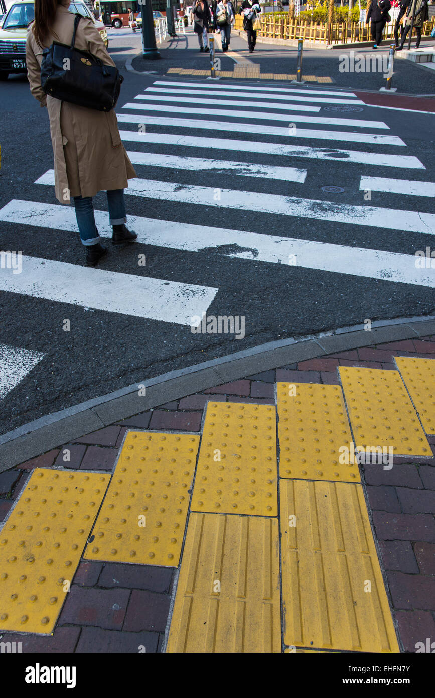 Braille block,Shibuya,Tokyo,Japan Stock Photo, Royalty Free Image 79636591 Alamy