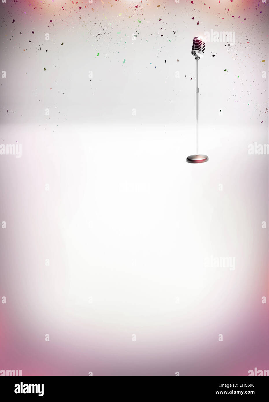 Karaoke Music Night Abstract Poster Background With Space Karaoke Music Night Abstract Poster Background With Space