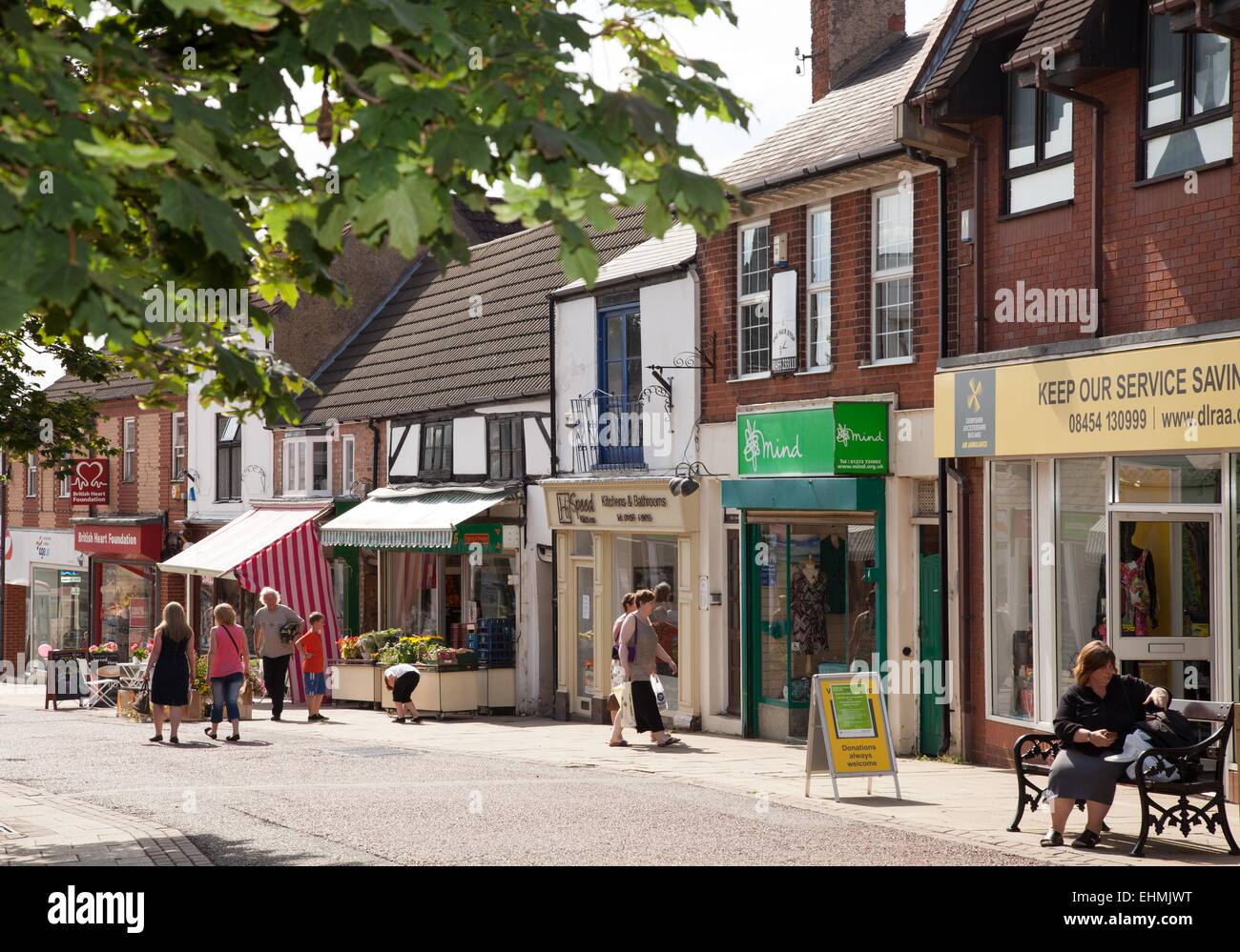 town centre shops shopping hinckley leicestershire Stock Photo, Royalty Free Image 79744500 Alamy