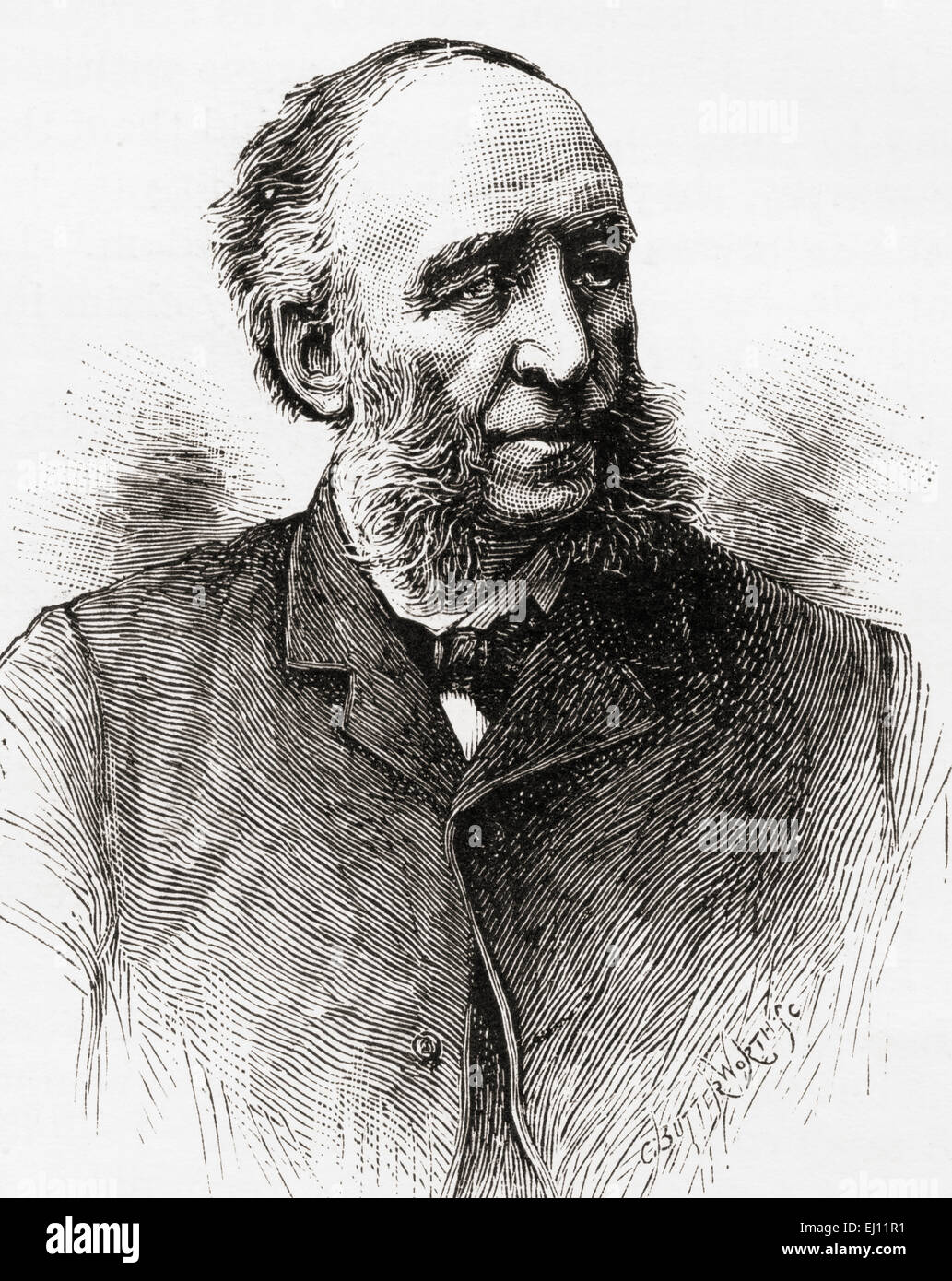 Jules François Camille Ferry, 1832 – 1893. French statesman and republican. - jules-franois-camille-ferry-1832-1893-french-statesman-and-republican-EJ11R1